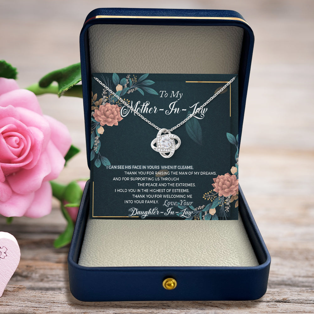 Birthstone Love Knot Necklace