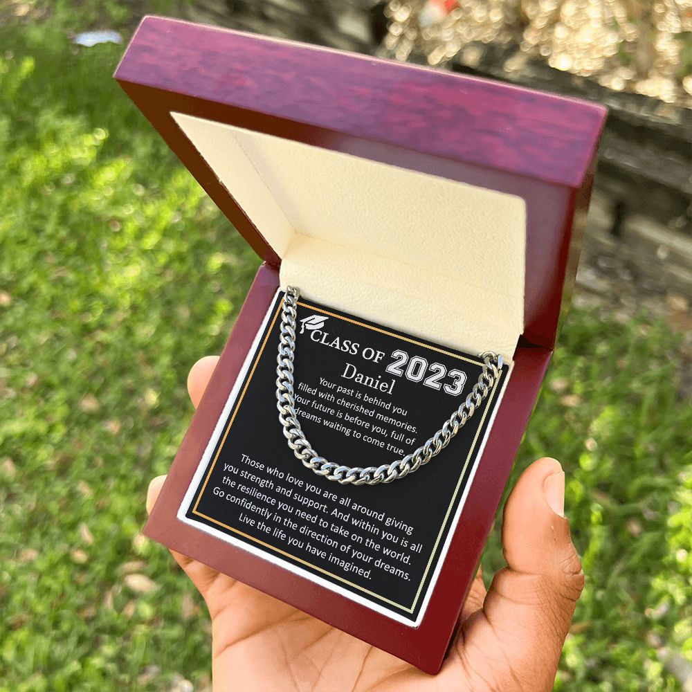 Graduation Gifts For Him - Cuban Chain Necklace