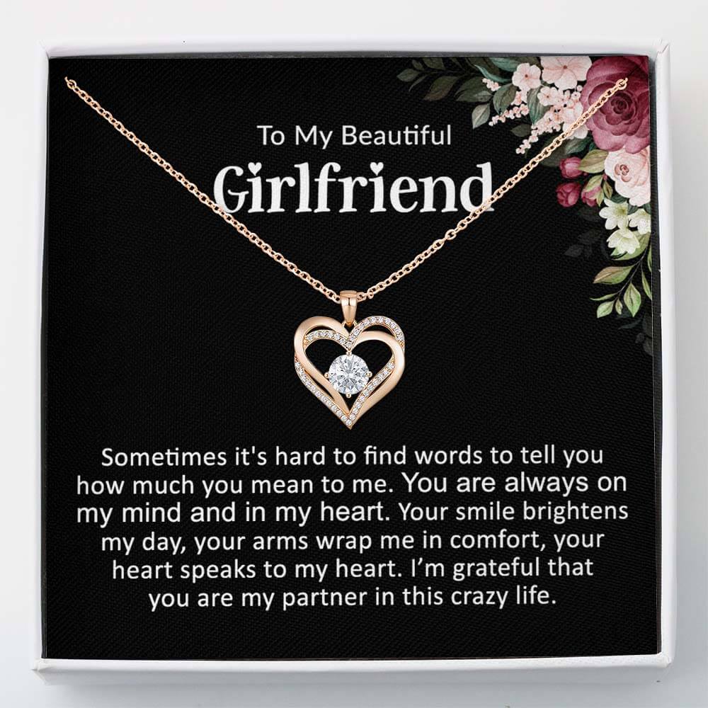 Girlfriend Gift - Heart Necklace