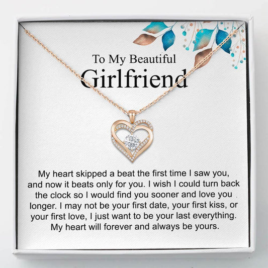 To My Girlfriend - Heart Necklace