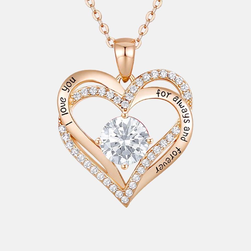 To My Soulmate - My Heart Skipped - Heart Necklace