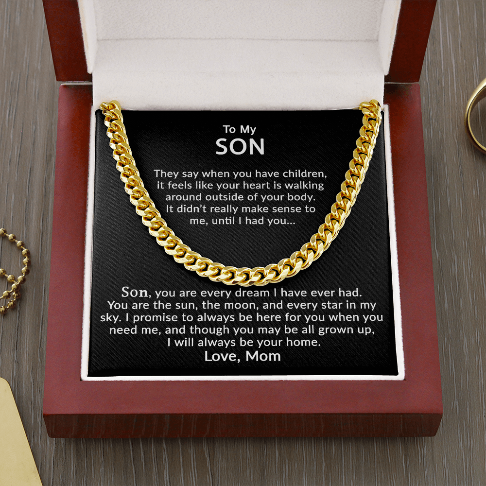 My Son - You Are My Dream - Cuban Link Chain