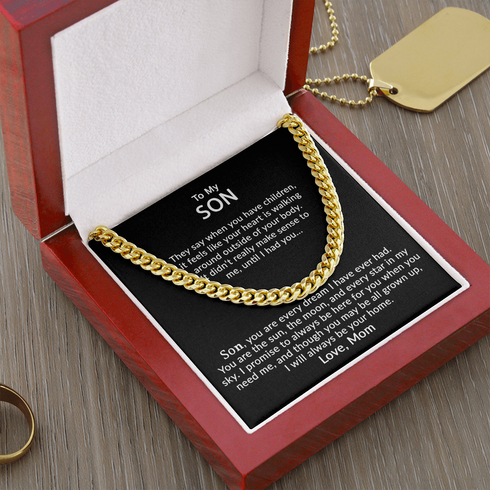 My Son - You Are My Dream - Cuban Link Chain