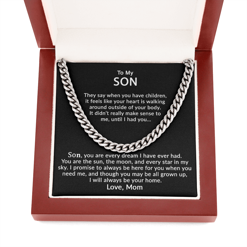 My Son - You Are My Dream - Cuban Link Chain