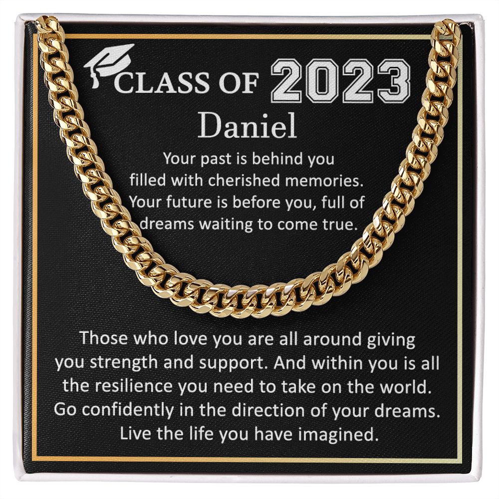Graduation Gifts For Him - Cuban Chain Necklace
