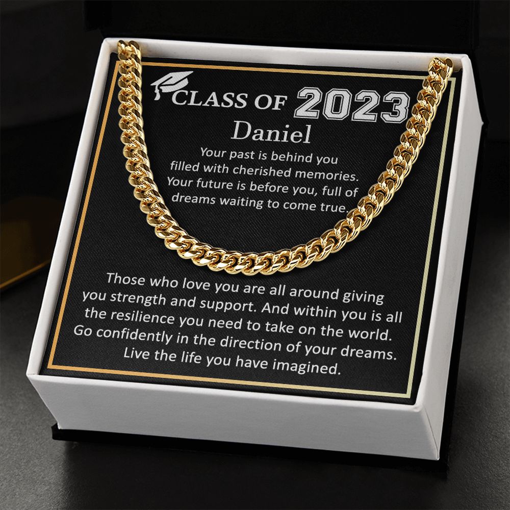 Graduation Gifts For Him - Cuban Chain Necklace