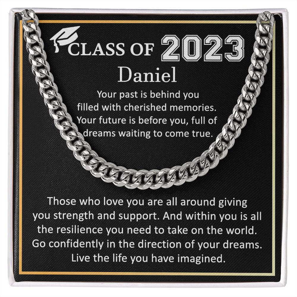 Graduation Gifts For Him - Cuban Chain Necklace