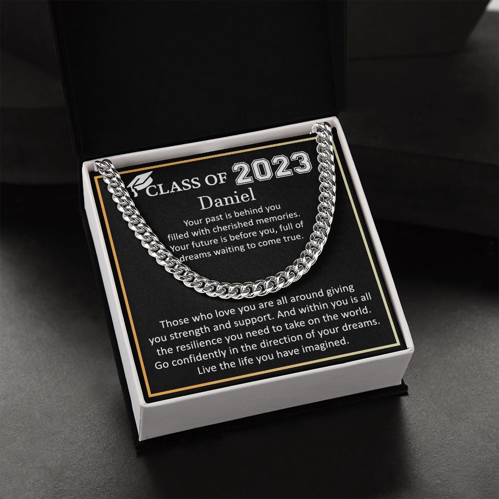 Graduation Gifts For Him - Cuban Chain Necklace