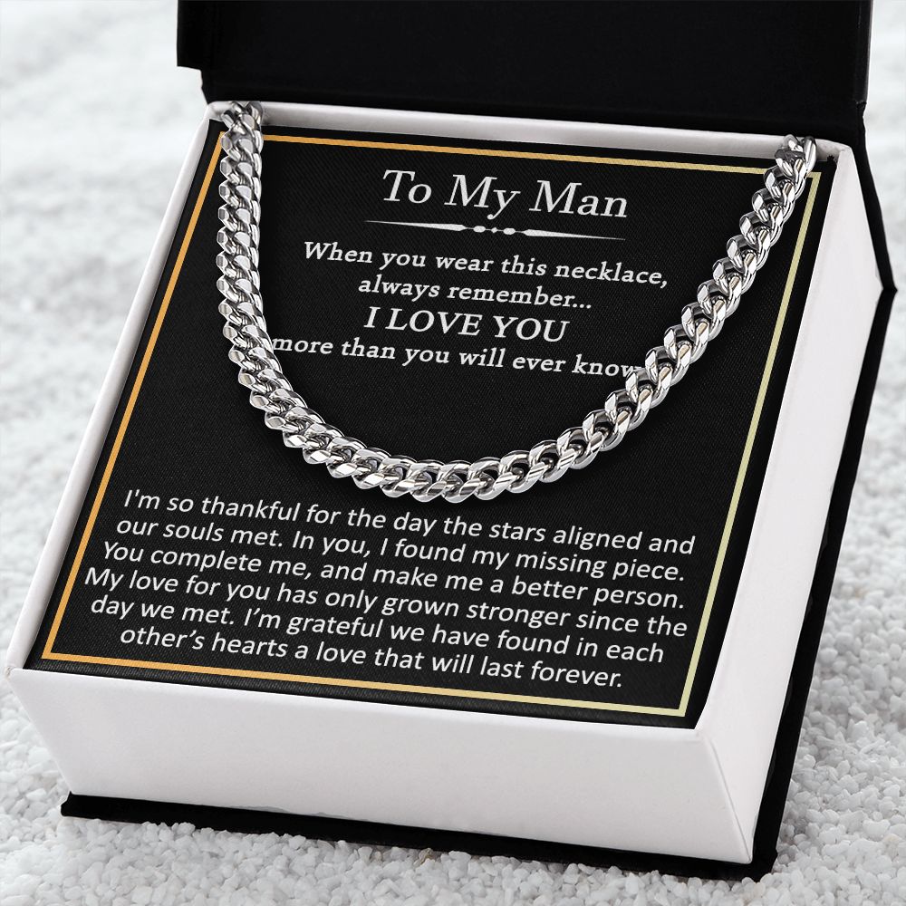 To my man Im so thankful