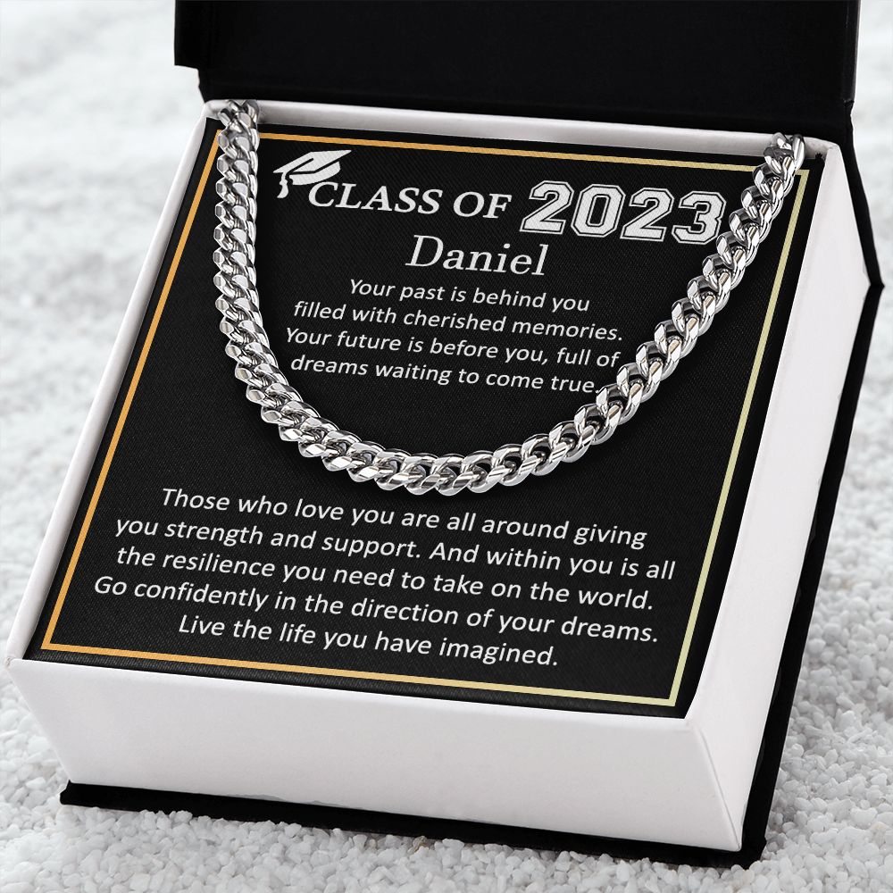 Graduation Gifts For Him - Cuban Chain Necklace