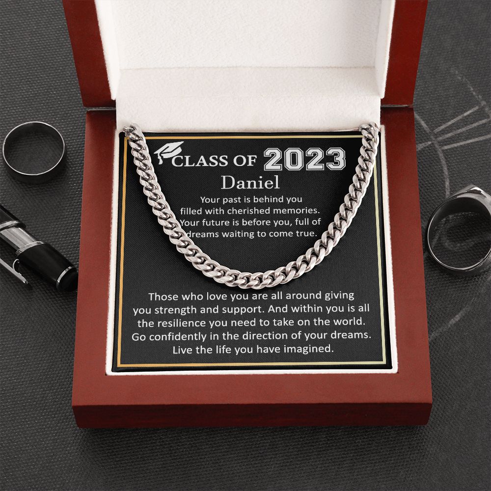 Graduation Gifts For Him - Cuban Chain Necklace