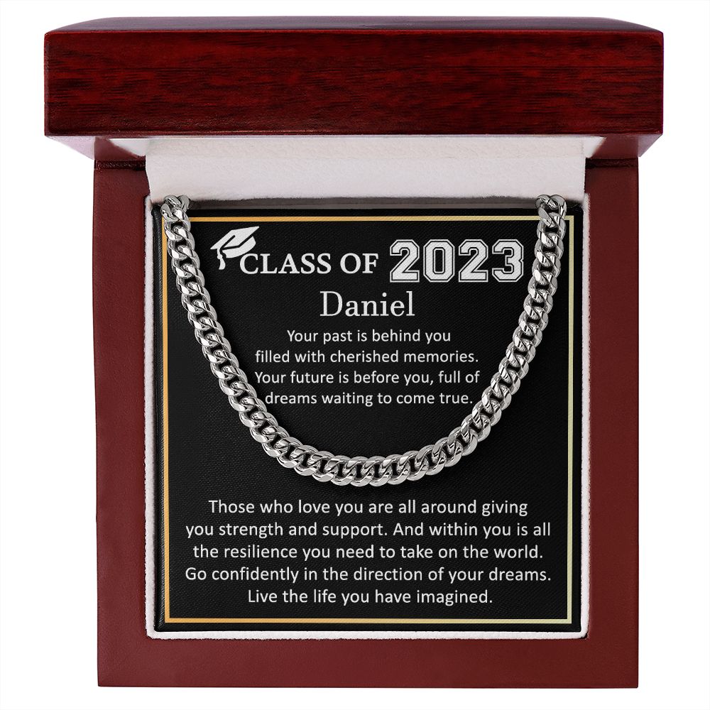 Graduation Gifts For Him - Cuban Chain Necklace