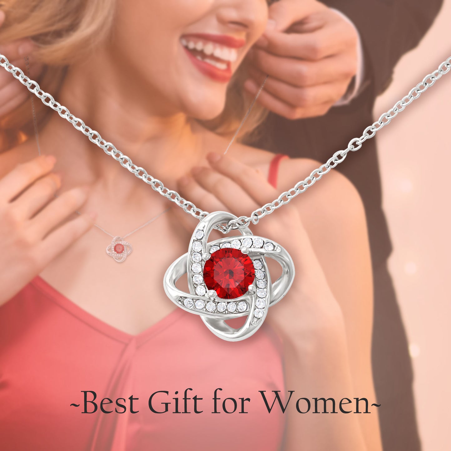 To My Soulmate - My Heart Skipped - Birthstone Necklace